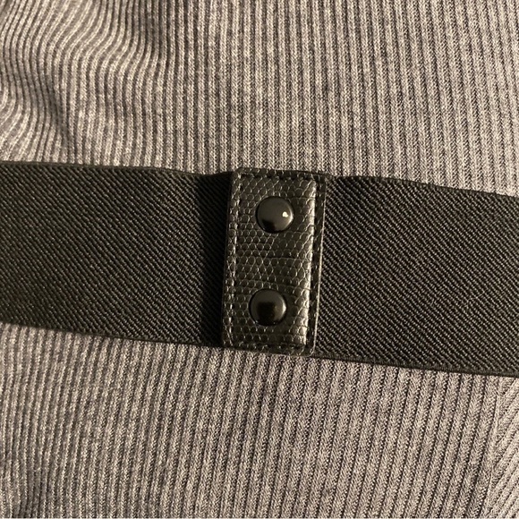 Dress Barn Heather Gray Long Sleeve Dress Size 14 NWT - Picture 5 of 10